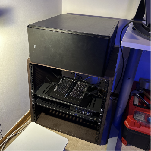 Image of my network rack